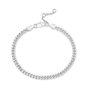14K Gold Plated Paper clip/Curb/Figaro Chain Adjustable Bracelet for Women